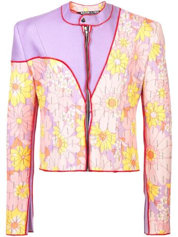 Maison The Faux Mr/mrs Biel Fitted Jacket - Multicolour