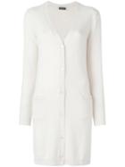 Twin-set Long Cardigan, Women's, Size: Xxl, Nude/neutrals, Polyester/cashmere