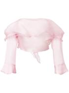 Ermanno Scervino Off-the-shoulder Blouse - Pink