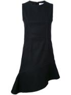 Carven Asymmetric Short Dress - Black