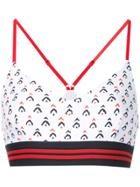 The Upside Witch Mountain Print Zoe Crop Top - Multicolour
