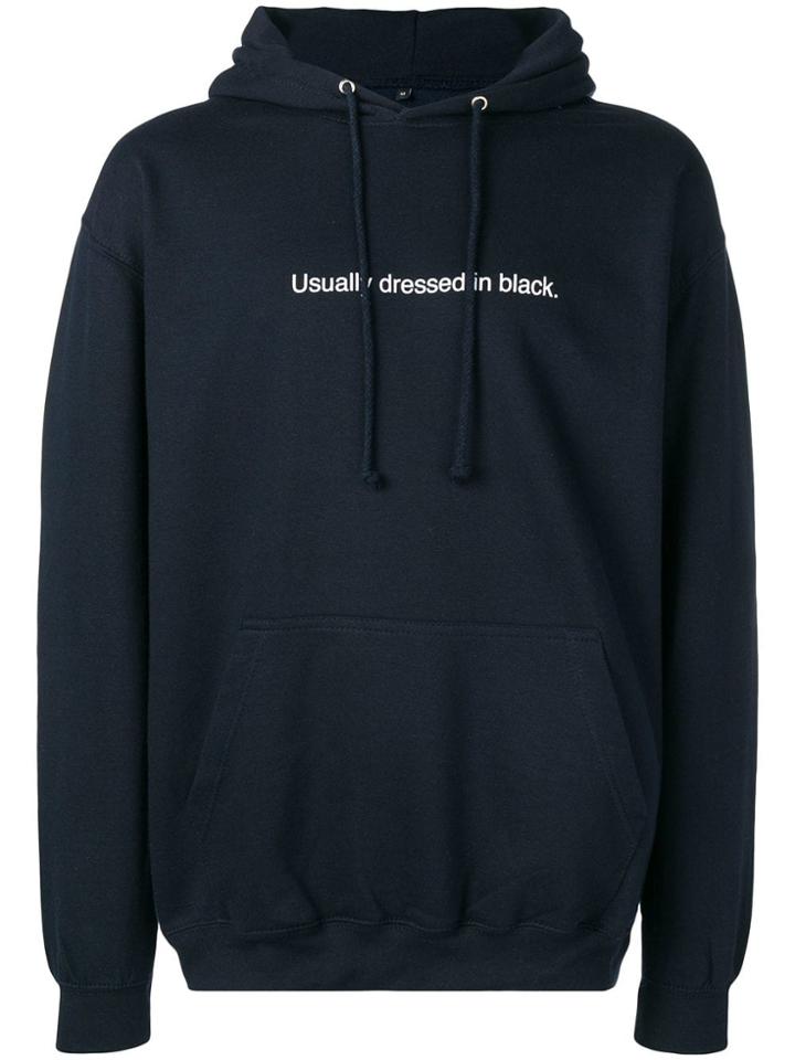 F.a.m.t. Usually Dressed Print Hoodie - Blue