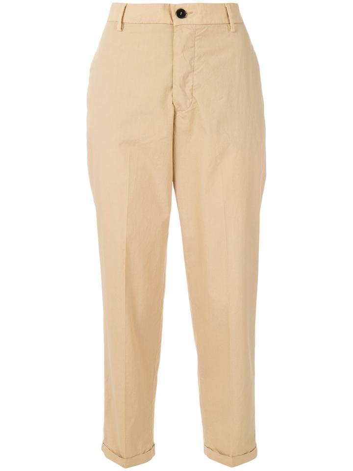 Barena Cropped Trousers - Brown