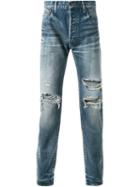Hl Heddie Lovu Ripped Jeans, Men's, Size: 29, Blue, Cotton