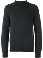 Dolce & Gabbana Rolled Neck Jumper, Men's, Size: 48, Grey, Cashmere