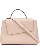 Valextra Asymmetric Tote, Women's, Nude/neutrals
