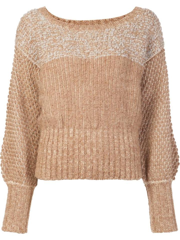 Rachel Comey 'sylvan' Jumper, Women's, Size: Large, Nude/neutrals, Cotton/polyamide/wool/alpaca
