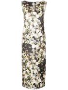 Adam Lippes Floral Leather Dress - Black
