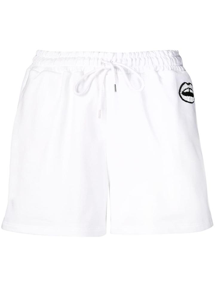 Markus Lupfer Nicole Sequin Lip Shorts - White