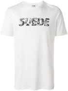 Puma Suede Slogan T-shirt - White