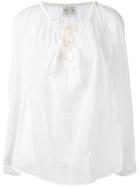 Forte Forte - Shift Blouse - Women - Silk/cotton - 0, Women's, White, Silk/cotton