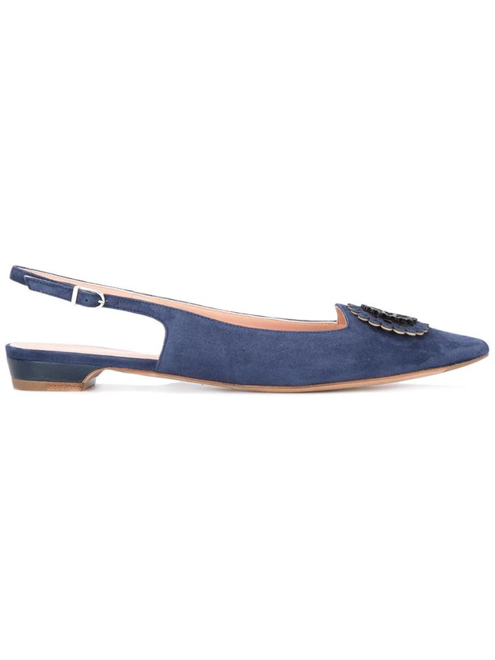 Unützer Slingback Ballerinas - Blue