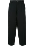 Kolor Cropped Loose Trousers - Black
