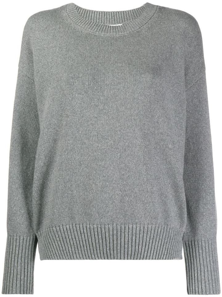 Kenzo Intarsia Logo Jumper - Grey