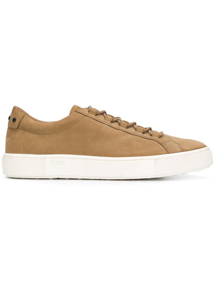 Tod's Leather Low-top Trainers - Nude & Neutrals