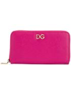 Dolce & Gabbana Long Logo Wallet - Pink