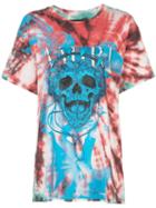 Amiri Skull Print Tie-dye T-shirt - Multicolour