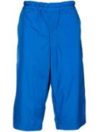 Comme Des Garçons Shirt Boys Side Stripe Bermuda Shorts - Blue