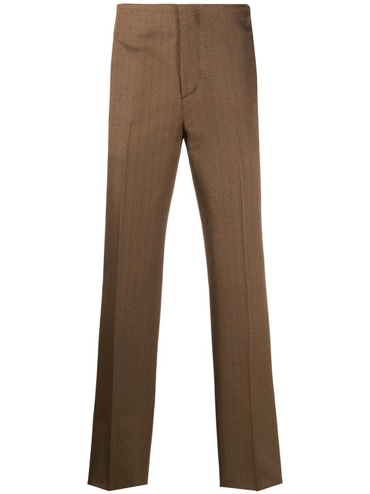 Missoni Wave-pattern Belted Trousers - Neutrals
