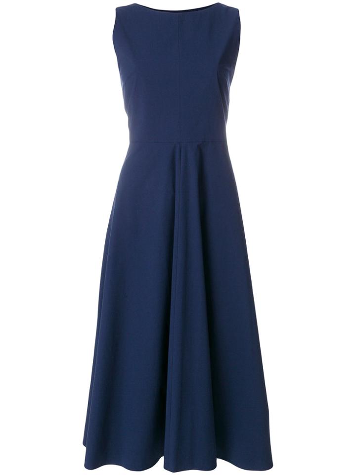 Erika Cavallini Flared Midi Dress - Blue