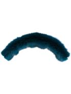 Valextra Fur Bag Applique - Blue