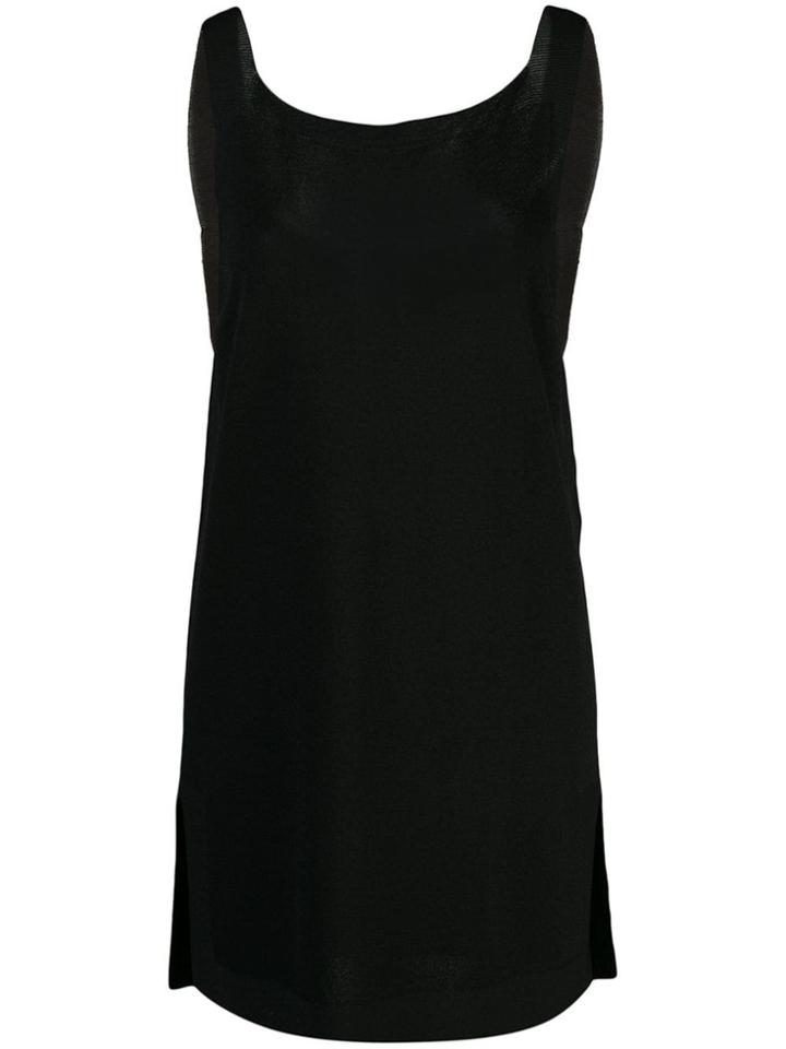 D.exterior Classic Sleeveless Top - Black