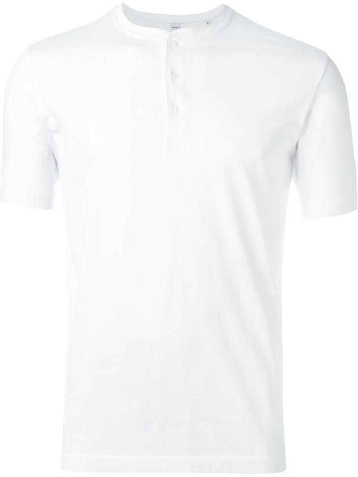 Aspesi Round Neck Short Sleeved Shirt