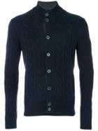 Barba Knitted Cardigan - Blue