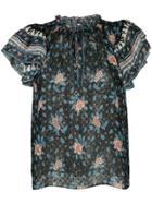 Ulla Johnson Ida Birds Of Paradise Blouse - Blue