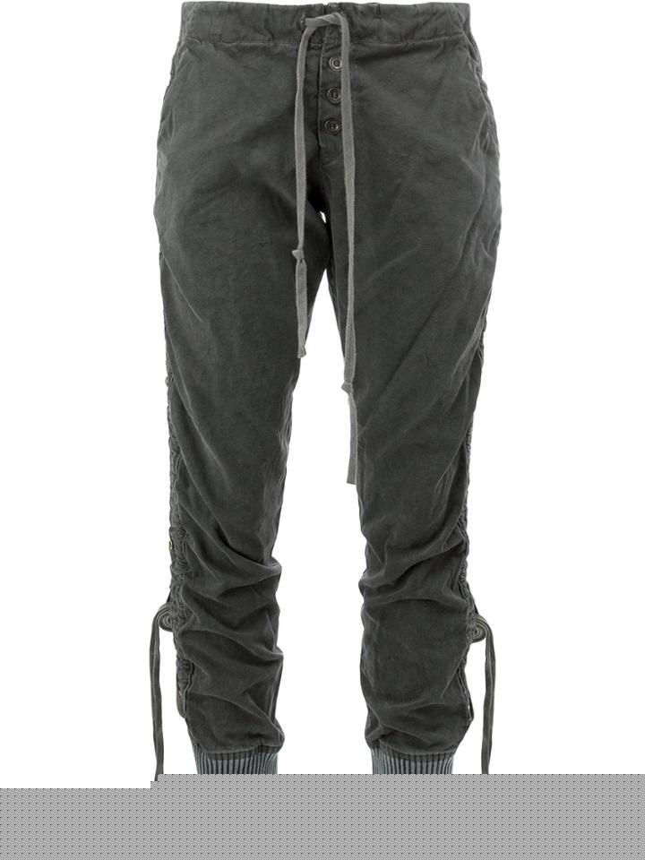 Dkny Casual Fitted Trousers - Black