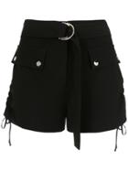 Nk Belted Shorts - Black
