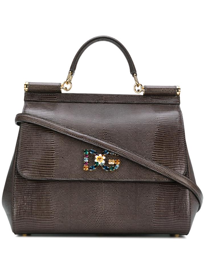Dolce & Gabbana Sicily Tote Bag - Grey