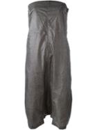 Rick Owens Drkshdw Strapless Playsuit, Women's, Size: S, Grey, Cotton