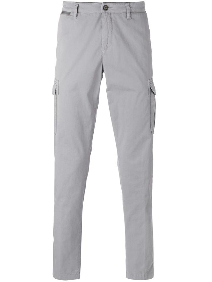 Eleventy Straight Trousers - Grey