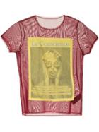Tu Es Mon Trésor La Conscience Mesh T-shirt - Red