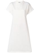 Jil Sander Basic T-shirt Dress - White