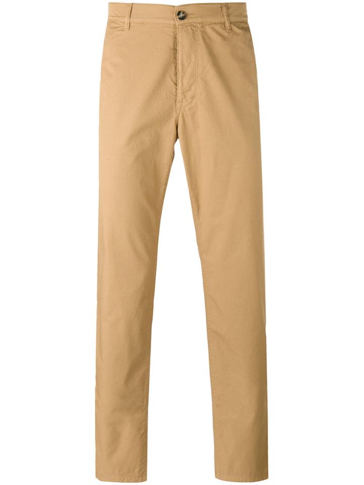 Kenzo Straight Leg Trousers - Brown
