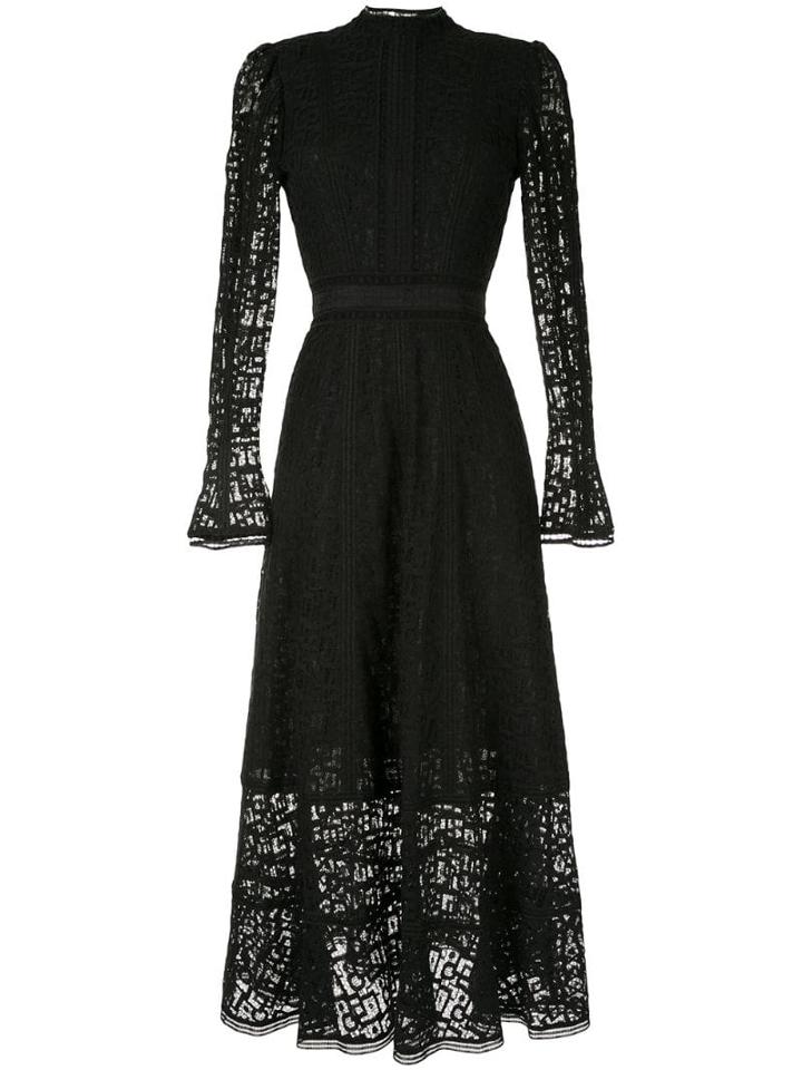 Rachel Gilbert Hattie Lace Dress - Black
