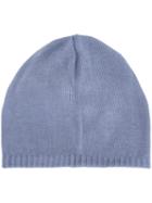 Kijima Takayuki - Beanie Hat - Men - Silk/rayon - One Size, Blue, Silk/rayon