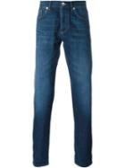 Brunello Cucinelli Slim Fit Jeans, Men's, Size: 52, Blue, Cotton