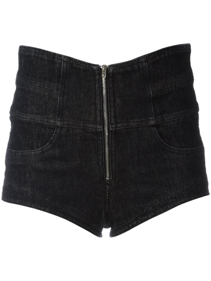 Isabel Marant - Everson Shorts - Women - Cotton - 42, Women's, Black, Cotton