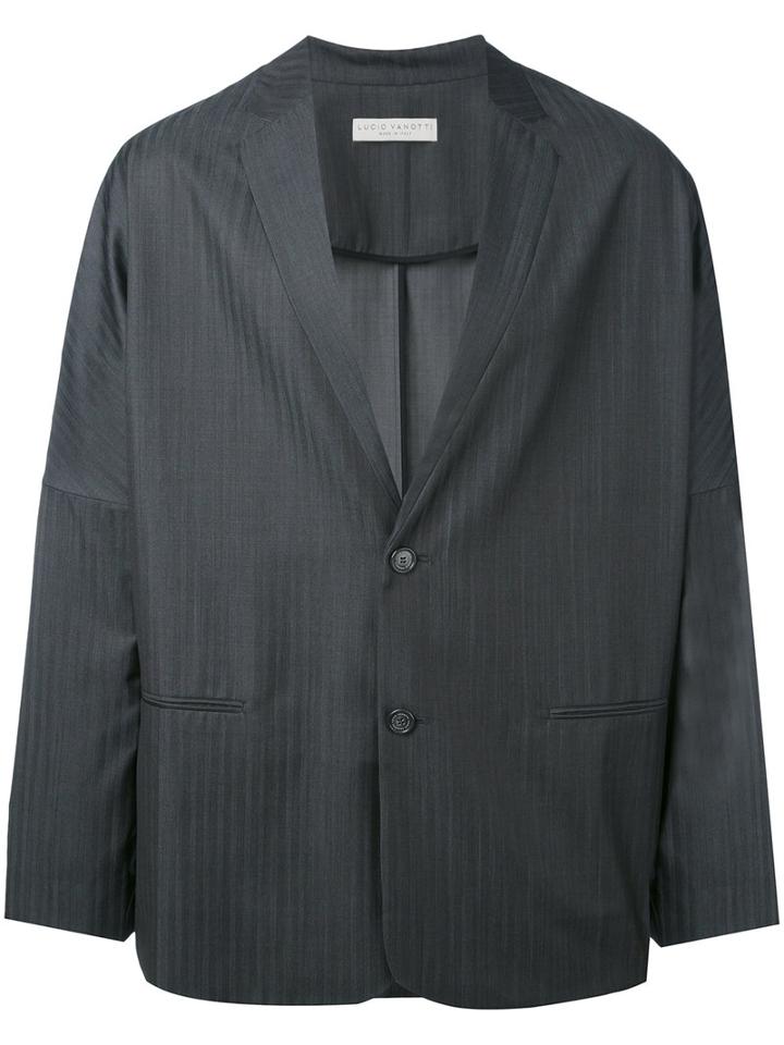 Lucio Vanotti - Boxy Blazer - Men - Spandex/elastane/cupro/virgin Wool - 4, Grey, Spandex/elastane/cupro/virgin Wool