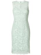 Dolce & Gabbana Lace Fitted Dress - Green