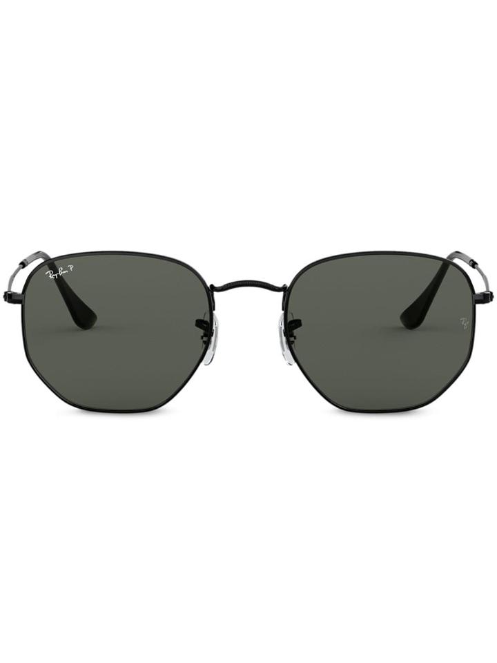 Ray-ban Hexagonal Shaped Sunglasses - Black