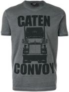 Dsquared2 Caten Convoy Print T-shirt - Grey