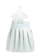 Hucklebones London Mini Meadow Jacquard Bodice Dress, Girl's, Size: 10 Yrs, Grey