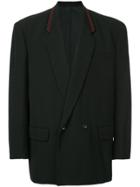 Comme Des Garçons Vintage Padded-shoulder Double-breasted Blazer -