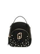Liu Jo Pearl Studded Small Backpack - Black
