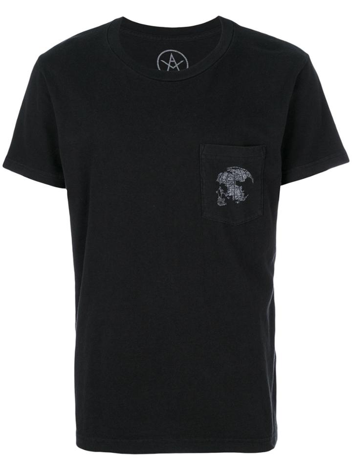Local Authority Printed Pocket T-shirt - Black