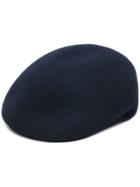 Paul & Shark Felt Flat Cap - Blue